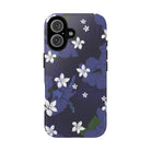 Vintage Blue Tough Case for iPhone Phone Case The Local Banyan iPhone 16 Glossy