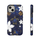 Tapa Hoku Honu Tough Case for iPhone iPhone 14 Matte The Local Banyan