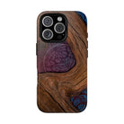 Rooted MagSafe iPhone Case iPhone 16 Pro Glossy - Hawaiian Koa Wood Island Strength Tribal Design - The Local Banyan