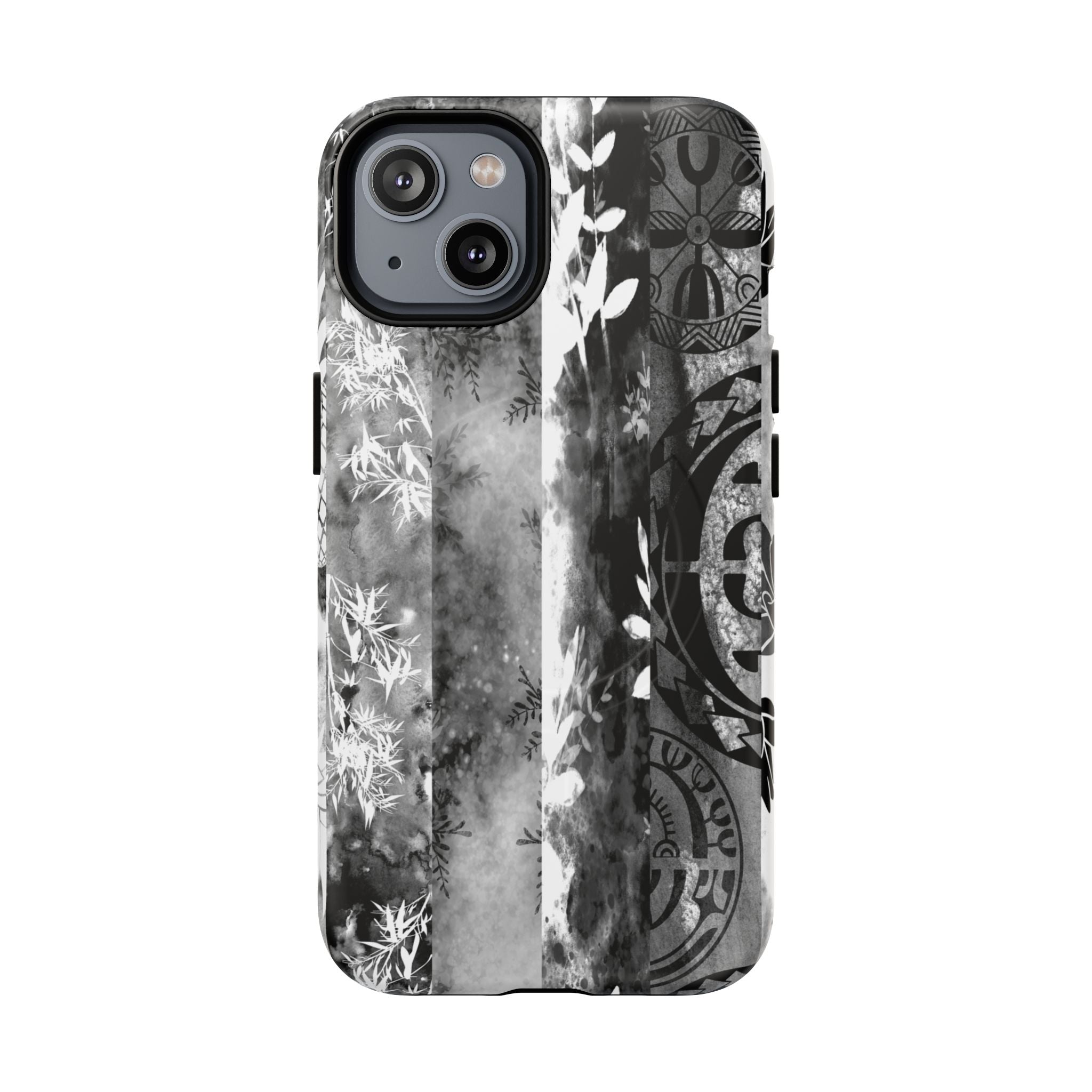 Monochrome Oasis Magnetic Case for iPhone Phone Case The Local Banyan iPhone 14 Matte
