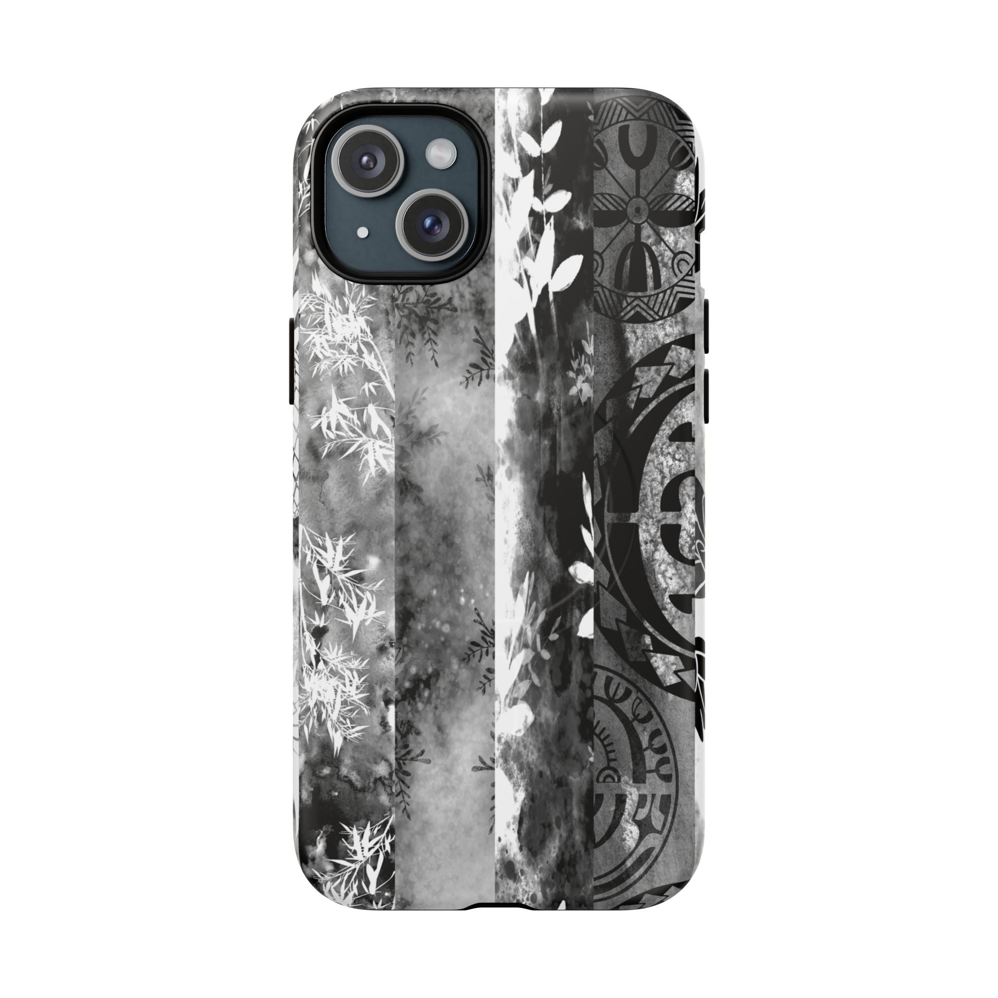 Monochrome Oasis Magnetic Case for iPhone Phone Case The Local Banyan iPhone 15 Plus Matte