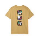 Pineapple Blossom Garment Dyed Tee Topaz Blue 4XL The Local Banyan