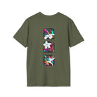 Pineapple Blossom Triad Soft Style Tee T-Shirt Military Green S