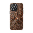 Paa Guardian MagSafe iPhone Case iPhone 15 Pro Max Glossy - Hawaiian Copper Carved Tiki Polynesian Design - The Local Banyan