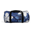 Eternal Blue Plumeria Barrel Duffel Bag Duffels The Local Banyan Small