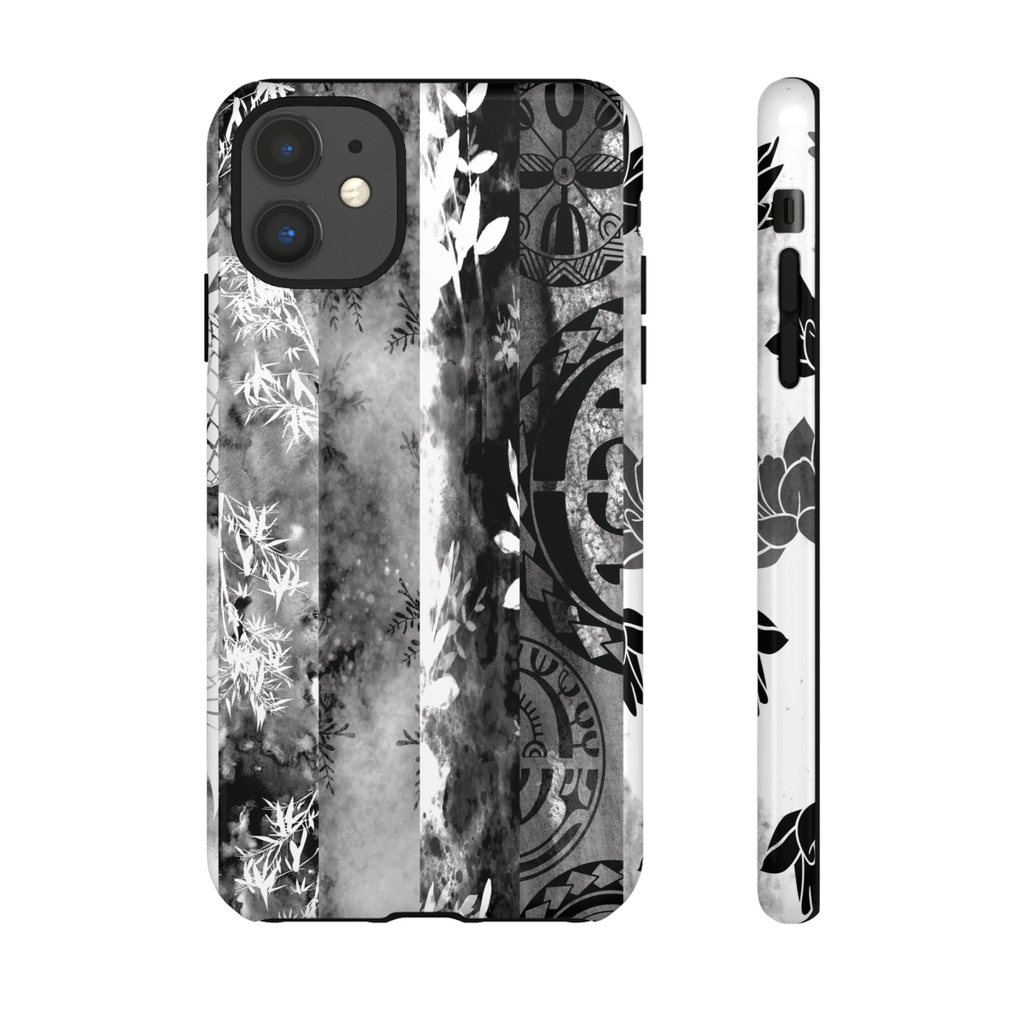 Monochrome Oasis Tough Case for iPhone Phone Case The Local Banyan iPhone 11 Glossy