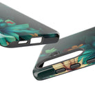 Aloha Whispers Tough Samsung Galaxy Case Side View - Dual Layer Drop Protection Hawaiian Phone Case - The Local Banyan