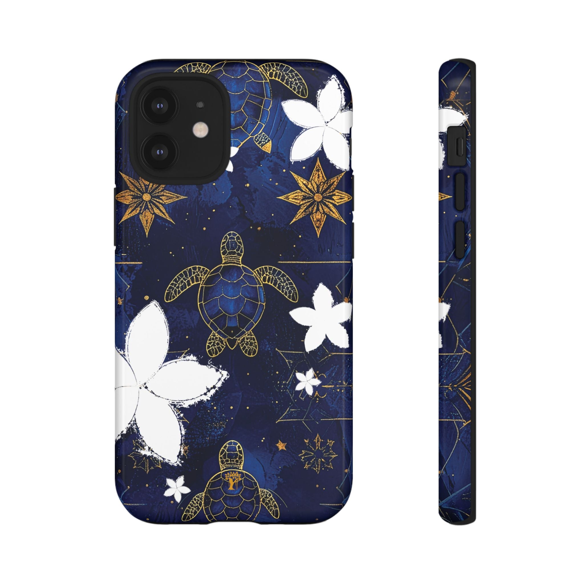 Tapa Hoku Honu Tough Case for iPhone iPhone 12 Mini Glossy The Local Banyan