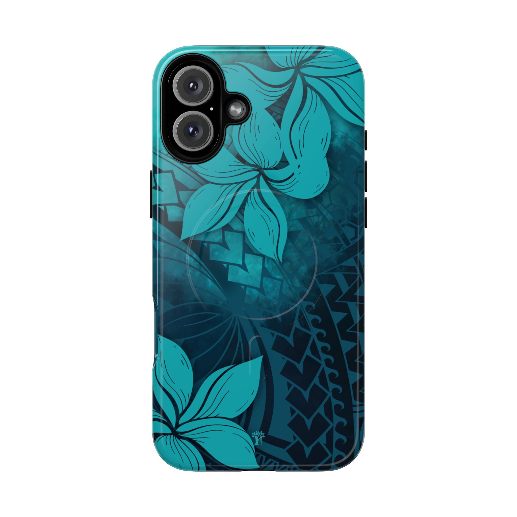Moana Bloom Magnetic Case for iPhone iPhone 16 Plus Glossy The Local Banyan