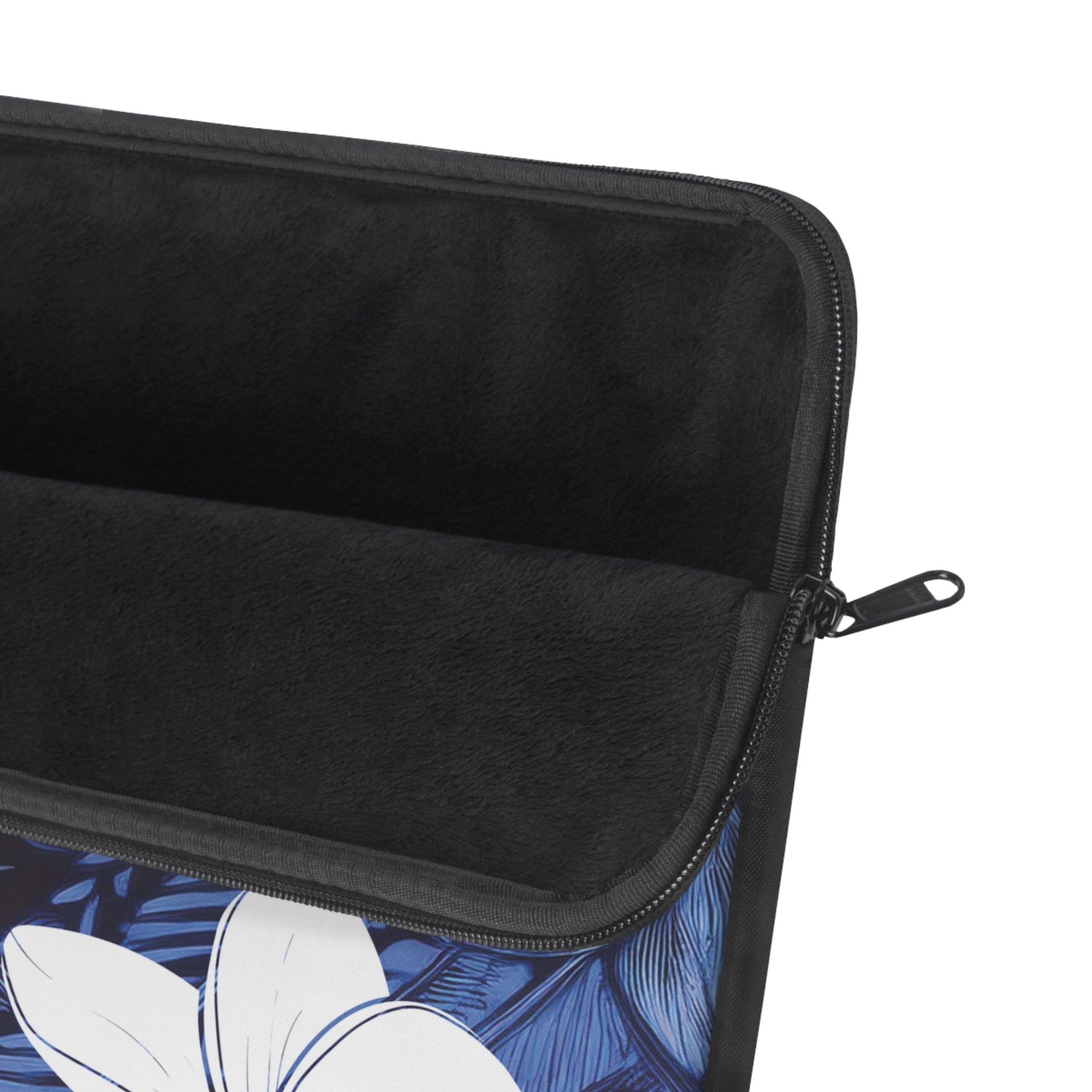Eternal Blue Plumeria Laptop Sleeve Laptop Sleeve The Local Banyan