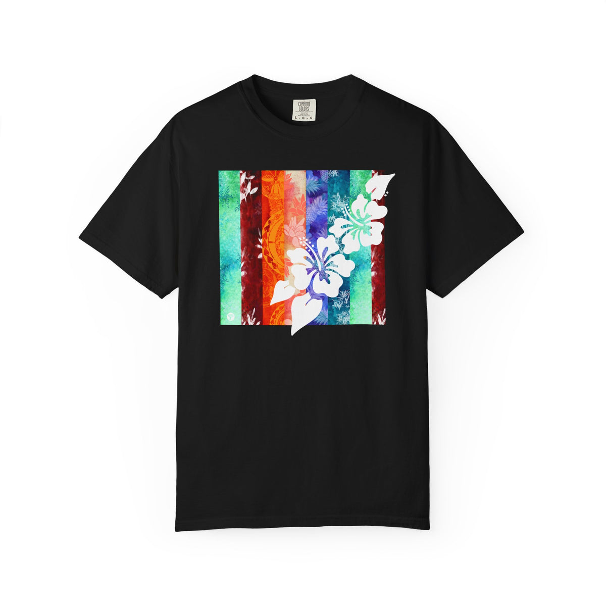 Tropical Vibes Soft Style Tee Black S The Local Banyan
