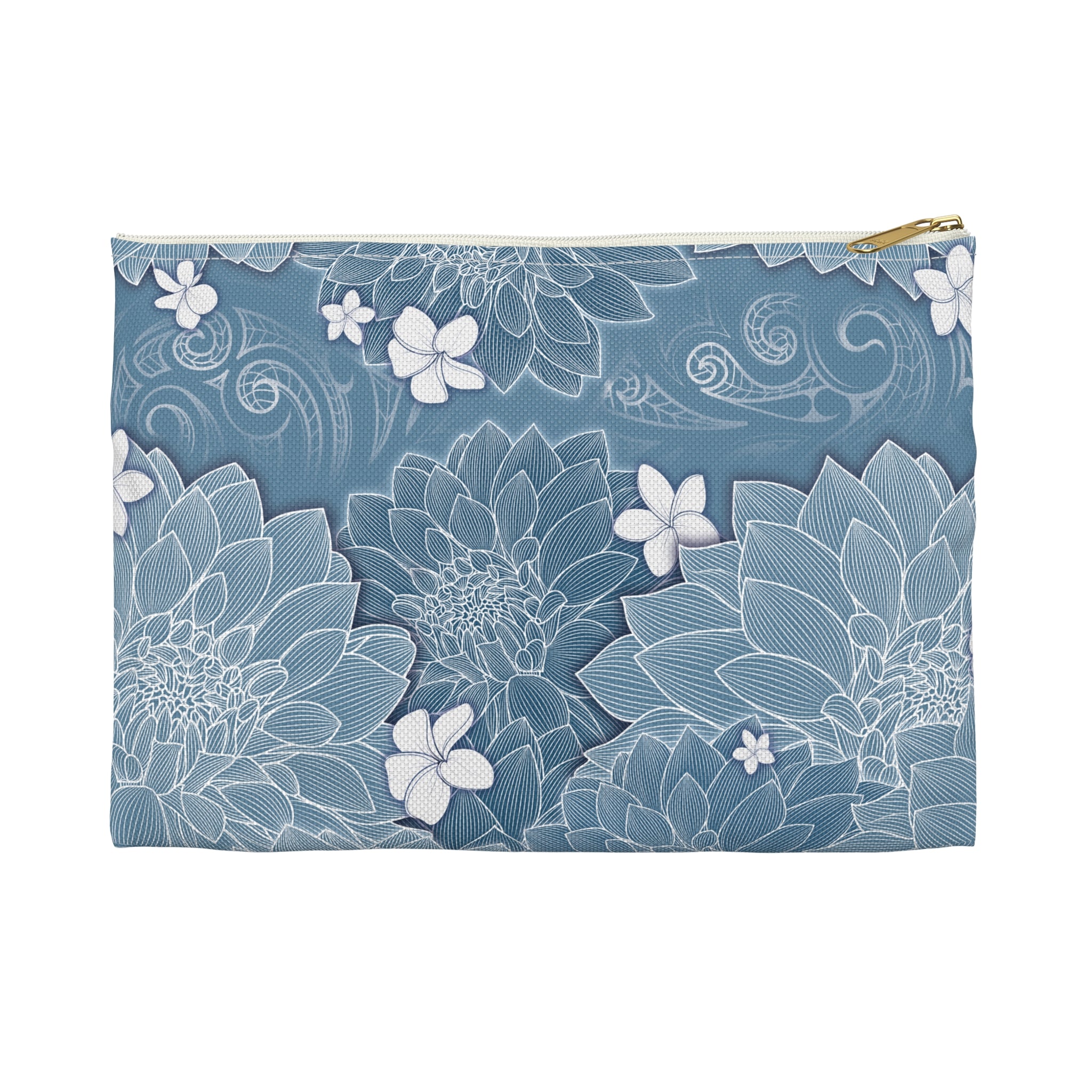 Pua Lani Travel Pouch Pouches The Local Banyan Small White zipper