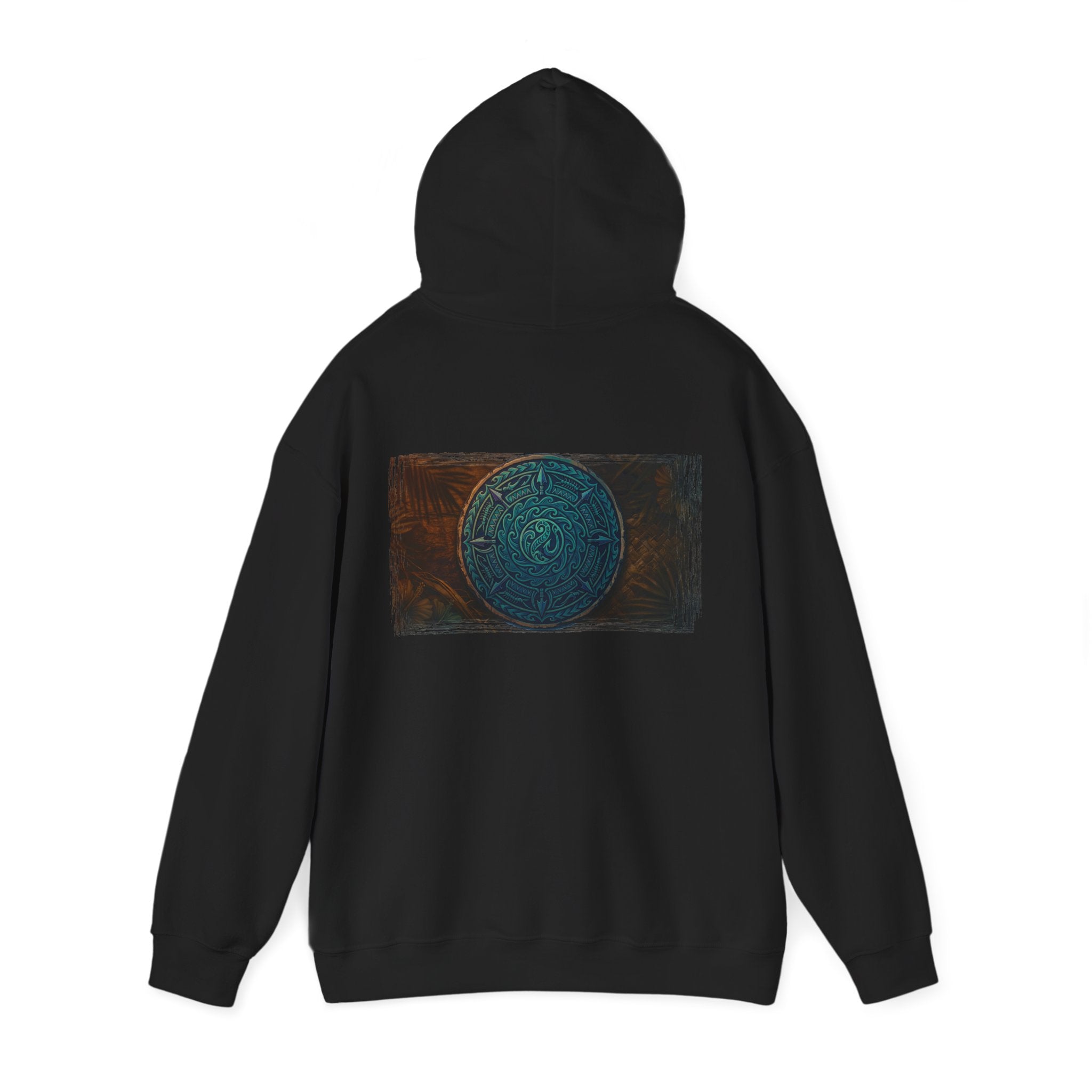 Makau Mana Heavy Blended Hooded Sweatshirt Black S The Local Banyan