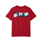 Coastal Bloom Garment Dyed Tee Red S The Local Banyan