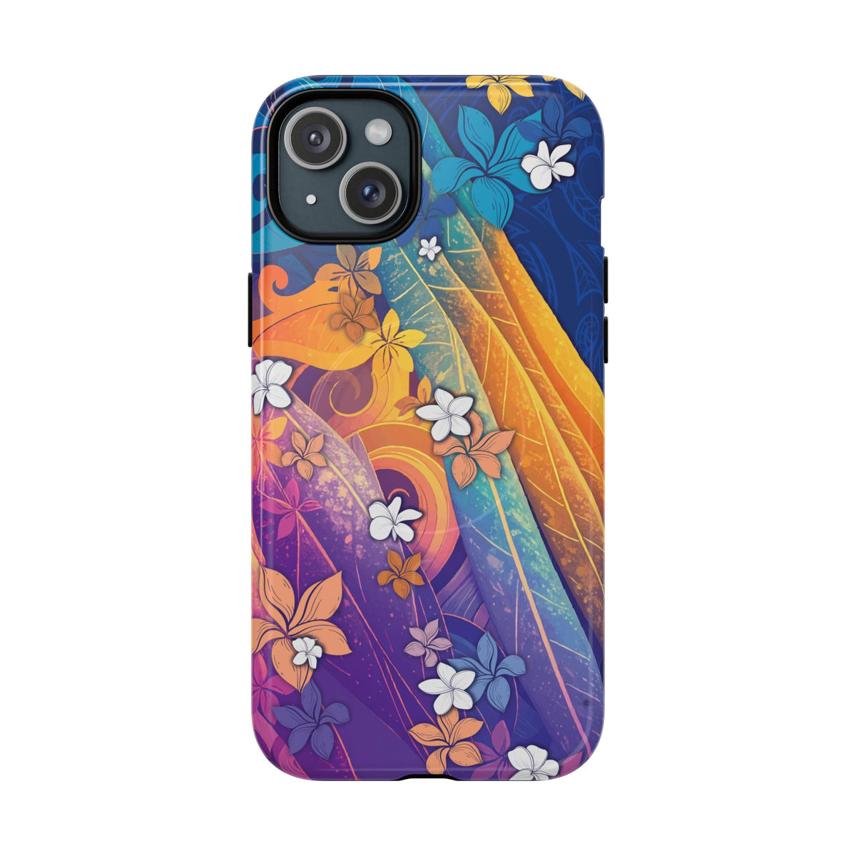 Mauna Sunrise MagSafe Compatible Tough Case for iPhone iPhone 15 Plus Glossy The Local Banyan