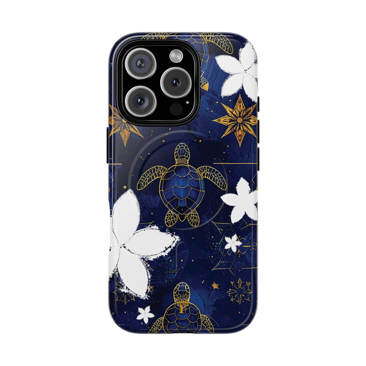 Tapa Hoku Honu Magnetic Case for iPhone iPhone 16 Pro Glossy The Local Banyan