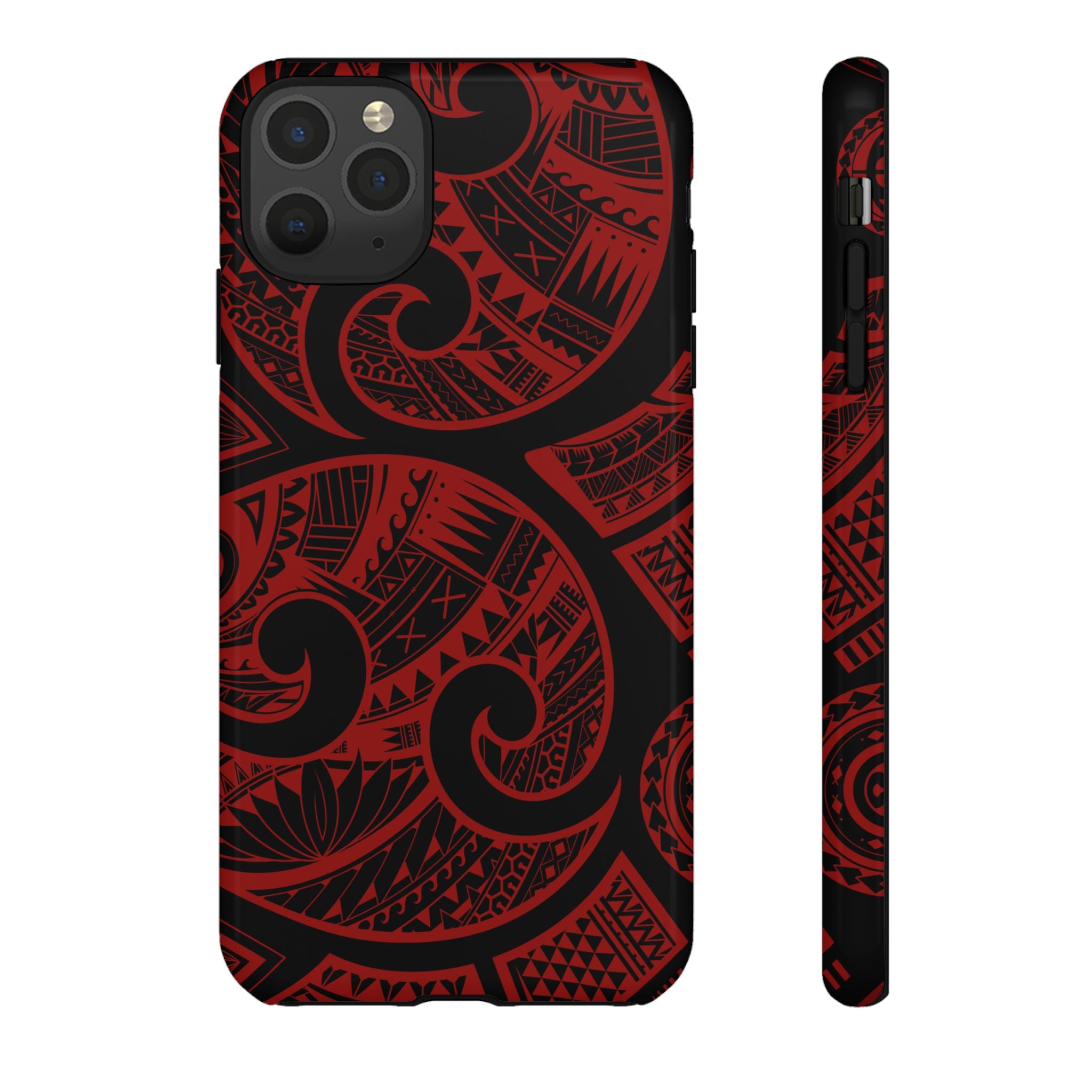 Island Tribal Red Tough Case for iPhone Phone Case The Local Banyan