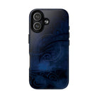 Midnight Essence MagSafe iPhone Case iPhone 17 Glossy - Hawaiian Midnight Navy Polynesian Tribal Design - The Local Banyan