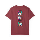Pineapple Blossom Garment Dyed Tee Topaz Blue 4XL The Local Banyan
