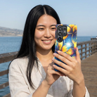 Pua La Tough Samsung Galaxy Case Samsung Galaxy S26 Ultra Matte - Hawaiian Golden Hibiscus Sun Flower Sapphire Design - The Local Banyan