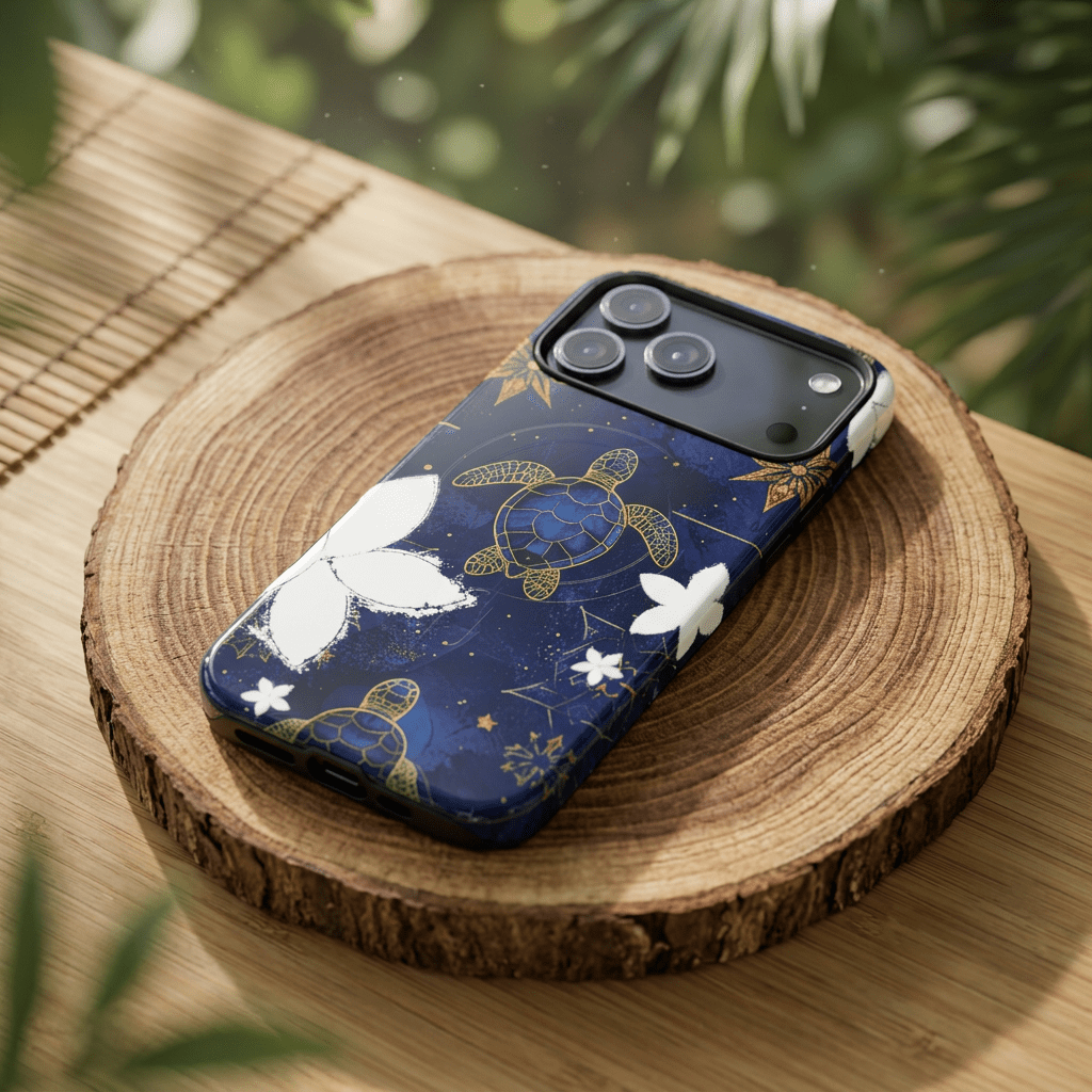 Tapa Hoku Honu Magnetic Case for iPhone iPhone 17 Air Glossy The Local Banyan