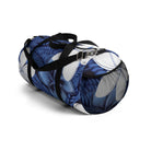 Eternal Blue Plumeria Barrel Duffel Bag Duffels The Local Banyan