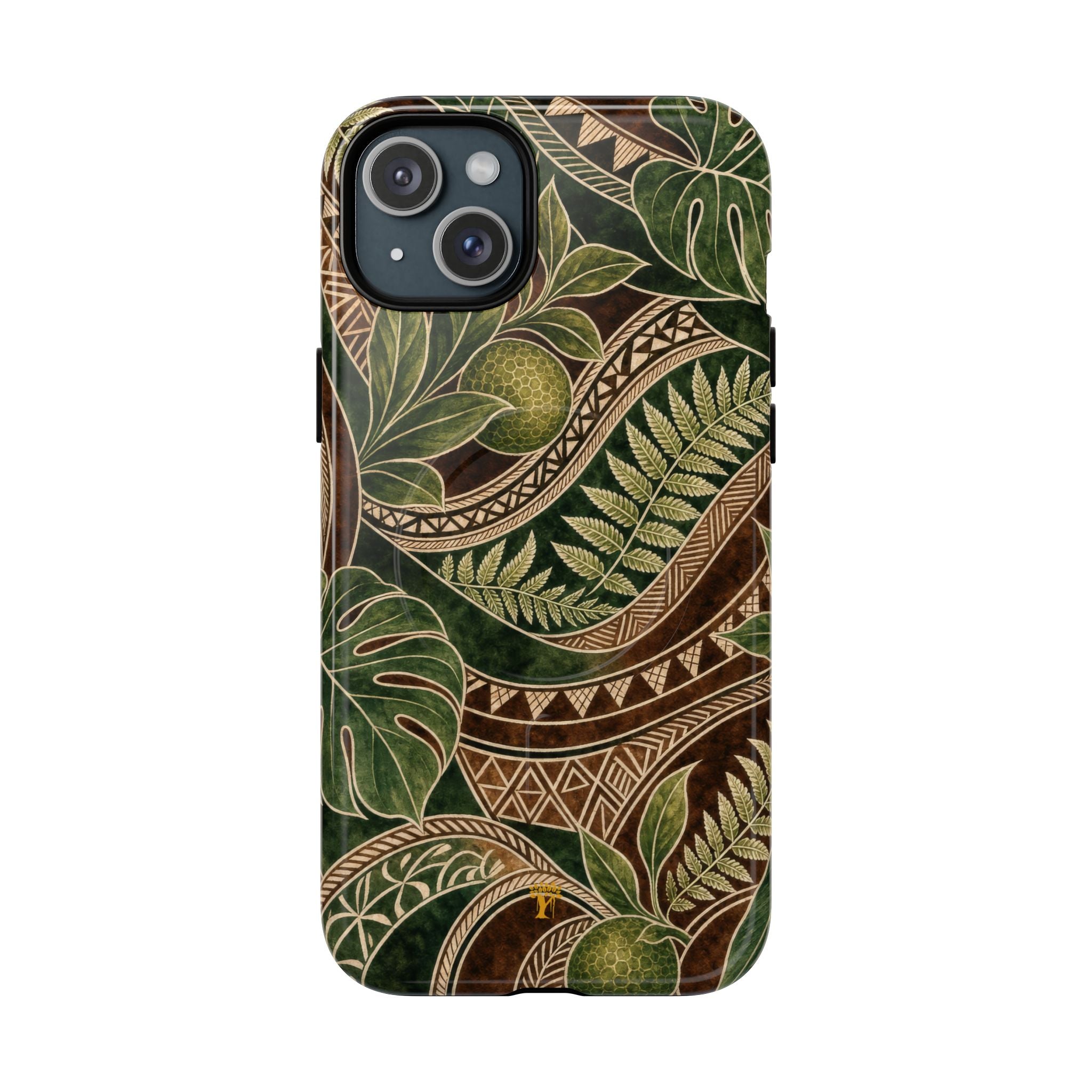 Tapa Honua Magnetic Case for iPhone iPhone 15 Plus Glossy The Local Banyan
