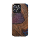 Rooted MagSafe iPhone Case iPhone 15 Pro Max Matte - Hawaiian Koa Wood Island Strength Tribal Design - The Local Banyan