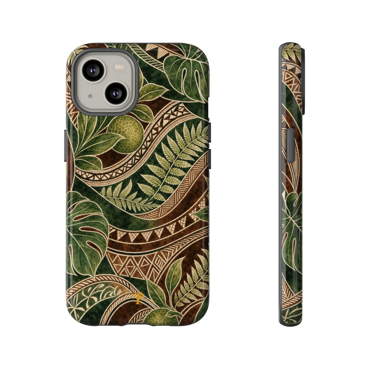 Tapa Honua Tough Case for iPhone iPhone 14 Glossy The Local Banyan