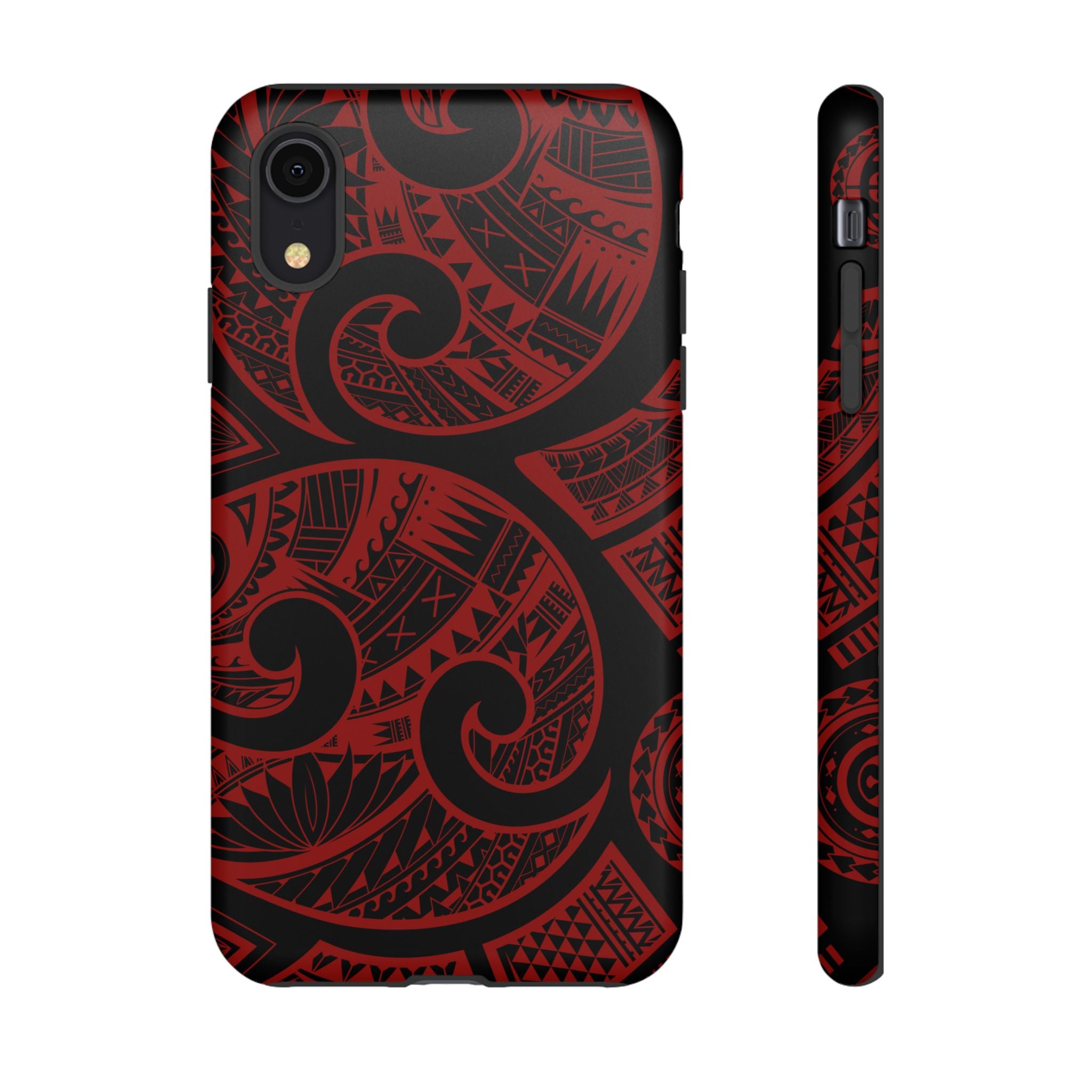 Island Tribal Red Tough Case for iPhone Phone Case The Local Banyan