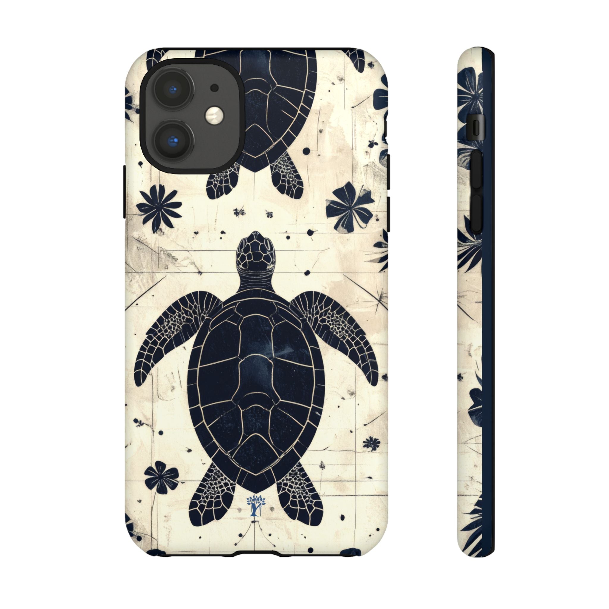 Tapa Keʻa Honu Tough Case for iPhone iPhone 11 Matte The Local Banyan
