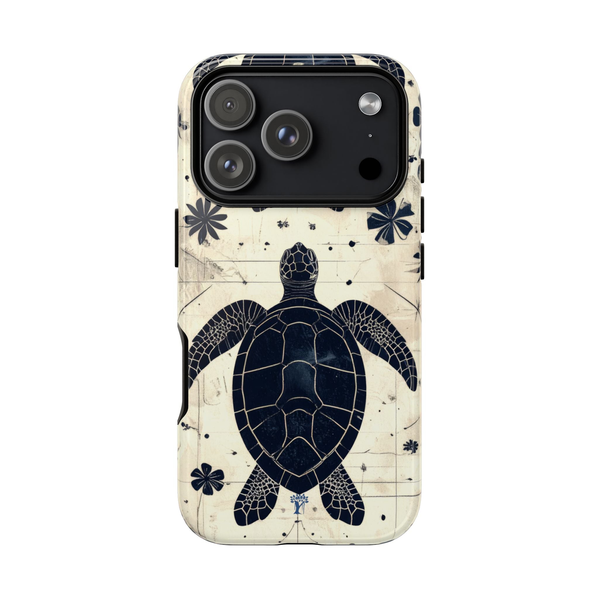 Tapa Keʻa Honu Tough Case for iPhone iPhone 17 Pro Glossy The Local Banyan