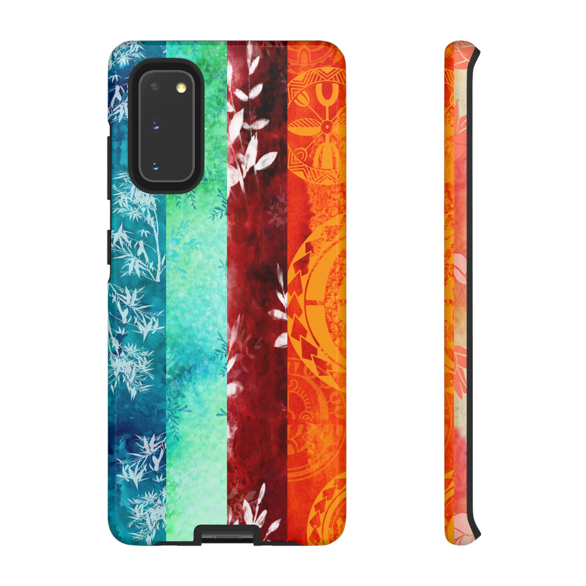 Island Vibes Tough Samsung Galaxy Case Samsung Galaxy S20 Glossy - Hawaiian Colorful Tropical Floral Design - The Local Banyan