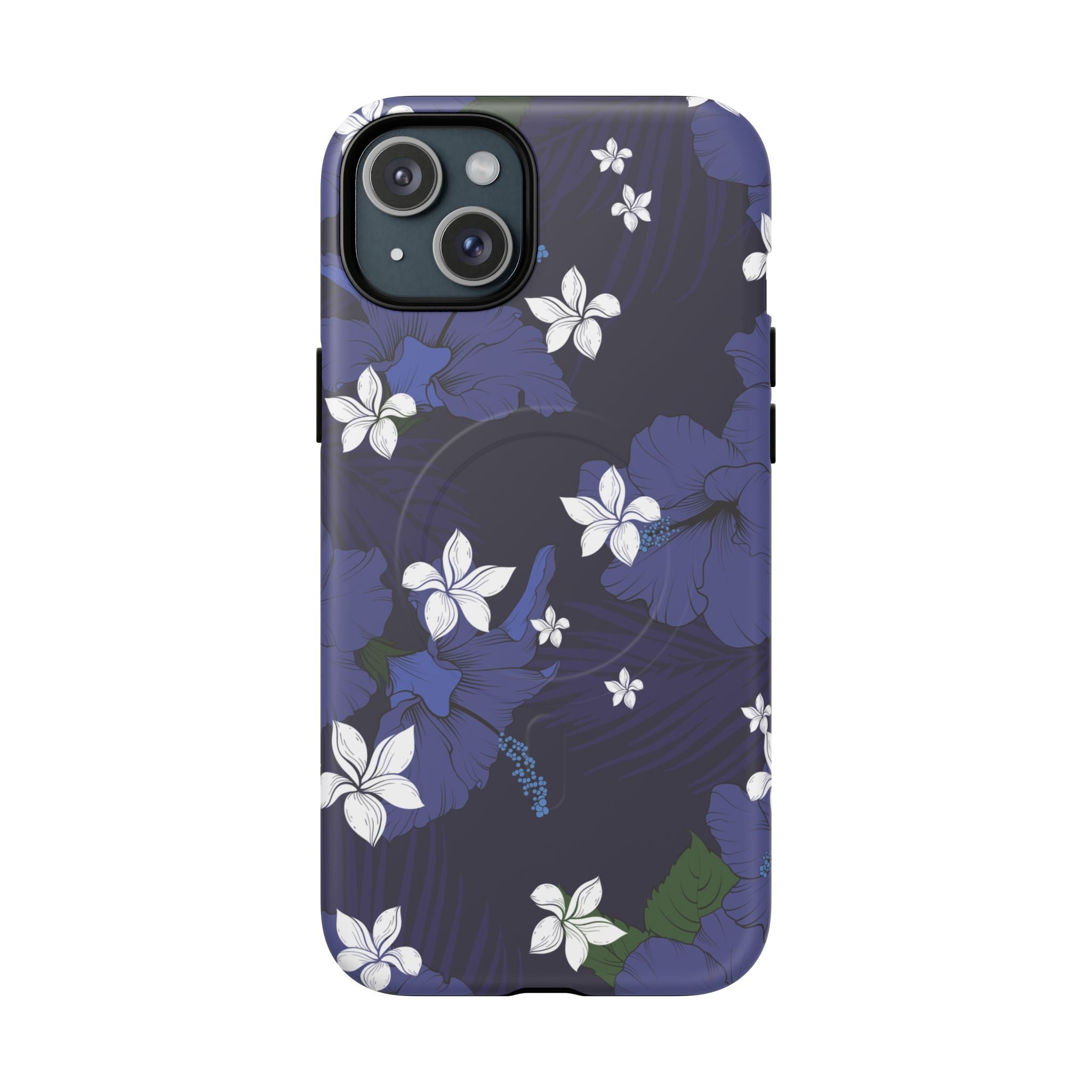 Vintage Blue Magnetic Tough Case for iPhone Phone Case The Local Banyan iPhone 15 Plus Matte