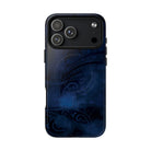 Midnight Essence MagSafe iPhone Case iPhone 17 Pro Max Glossy - Hawaiian Midnight Navy Polynesian Tribal Design - The Local Banyan