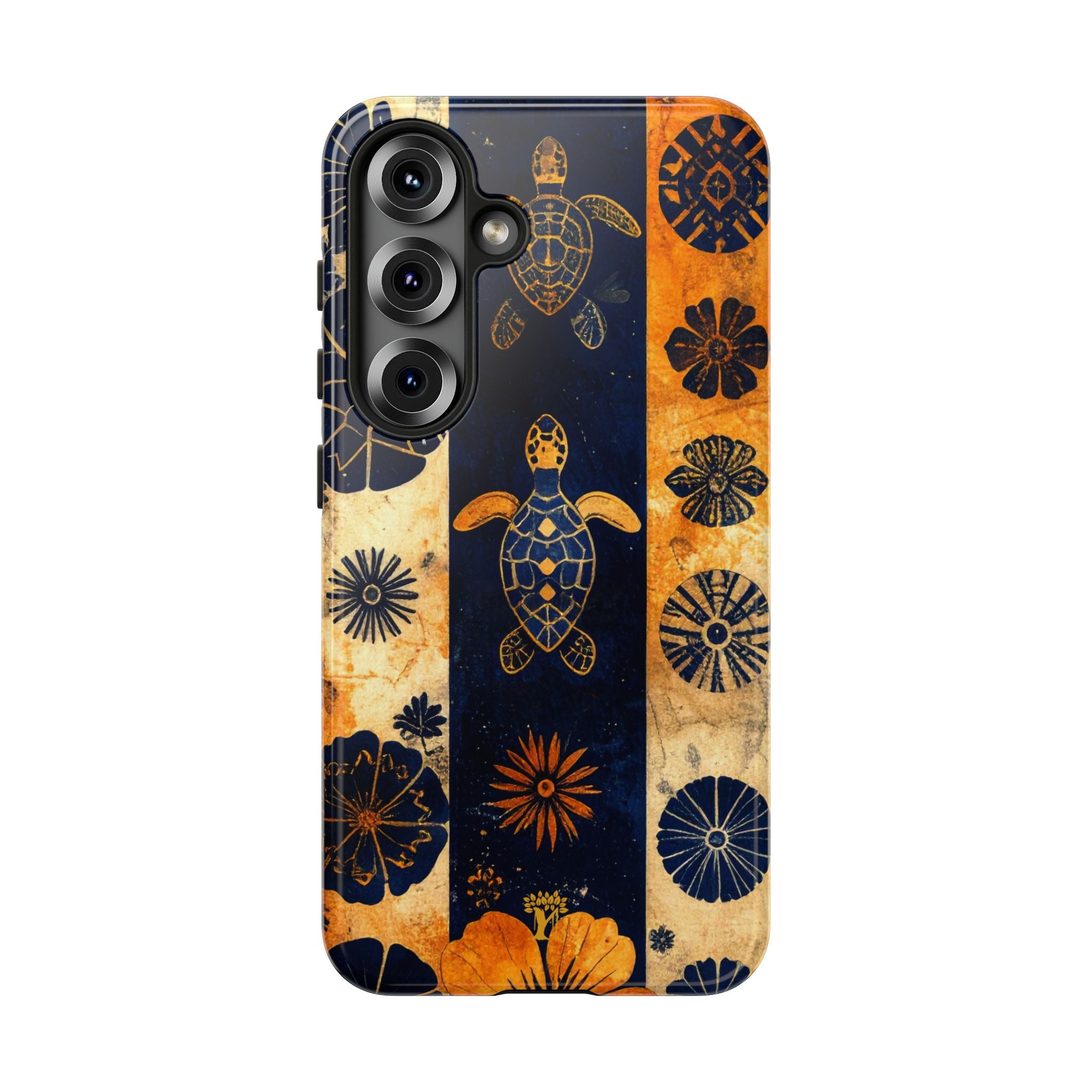 Tapa Pua Lehua Honu Tough Case for Samsung Galaxy Samsung Galaxy S25 Glossy The Local Banyan