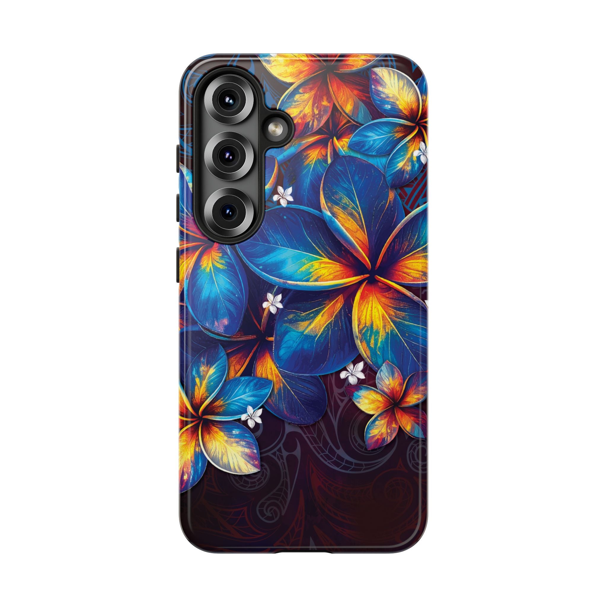 Nohea Twilight Tough Samsung Galaxy Case Side View - Dual Layer Drop Protection Hawaiian Phone Case - The Local Banyan
