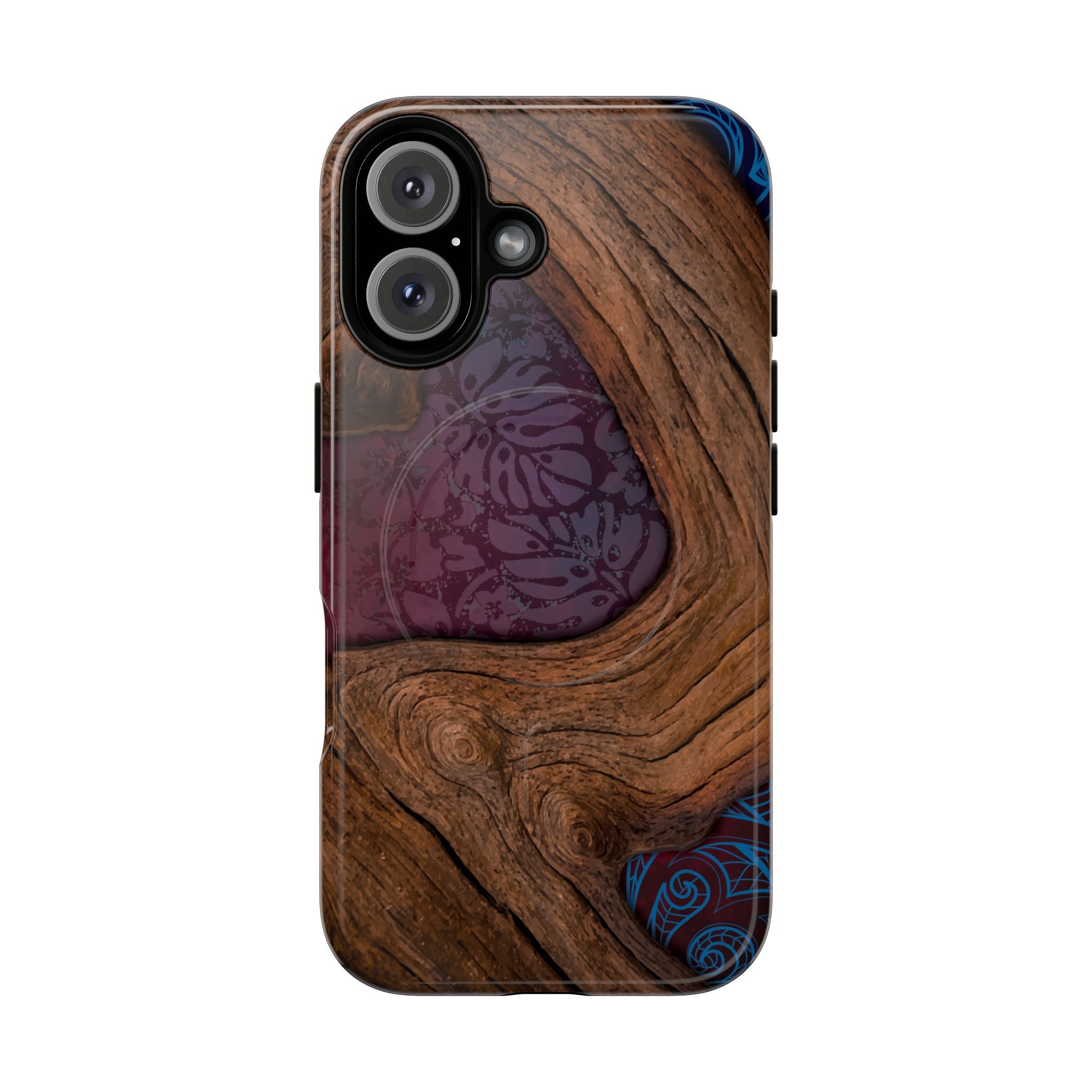 Rooted MagSafe iPhone Case Side View - Dual Layer Drop Protection Hawaiian Phone Case - The Local Banyan