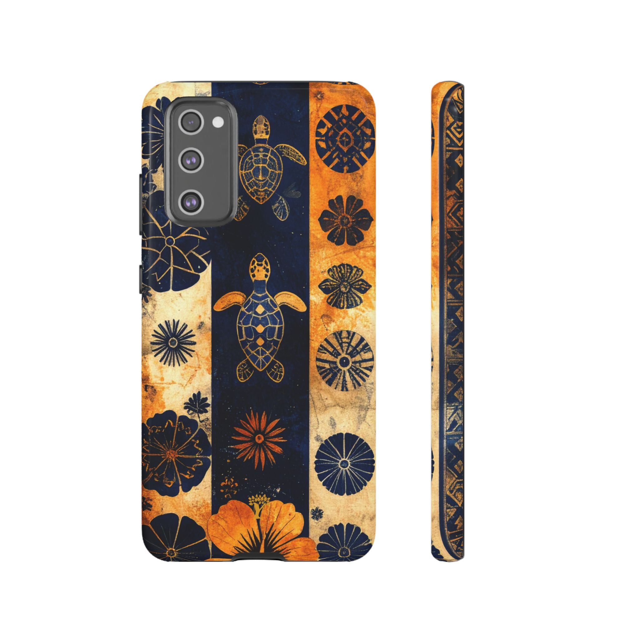 Tapa Pua Lehua Honu Tough Case for Samsung Galaxy Samsung Galaxy S20 FE Glossy The Local Banyan