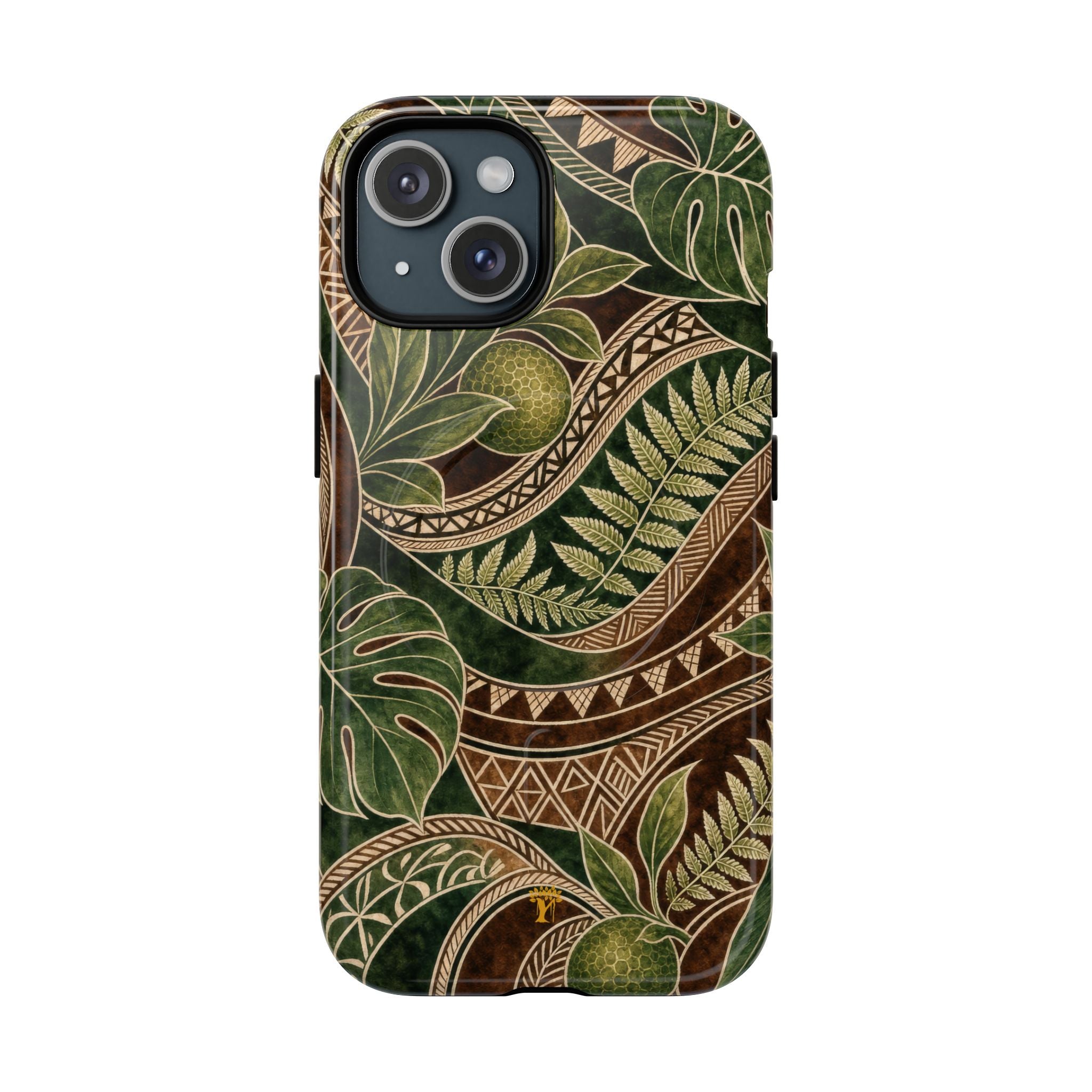 Tapa Honua Magnetic Case for iPhone iPhone 15 Glossy The Local Banyan
