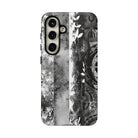 Monochrome Oasis Tough Samsung Galaxy Case Side View - Dual Layer Drop Protection Hawaiian Phone Case - The Local Banyan