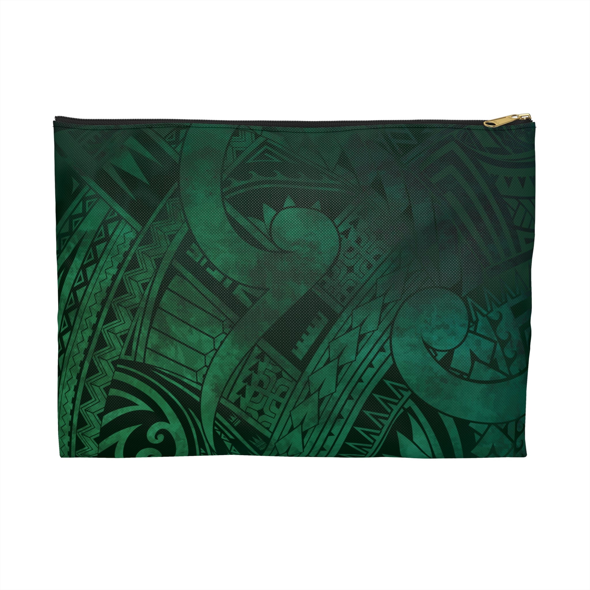 Nahele Spirit Travel Pouch Pouches The Local Banyan Large Black zipper