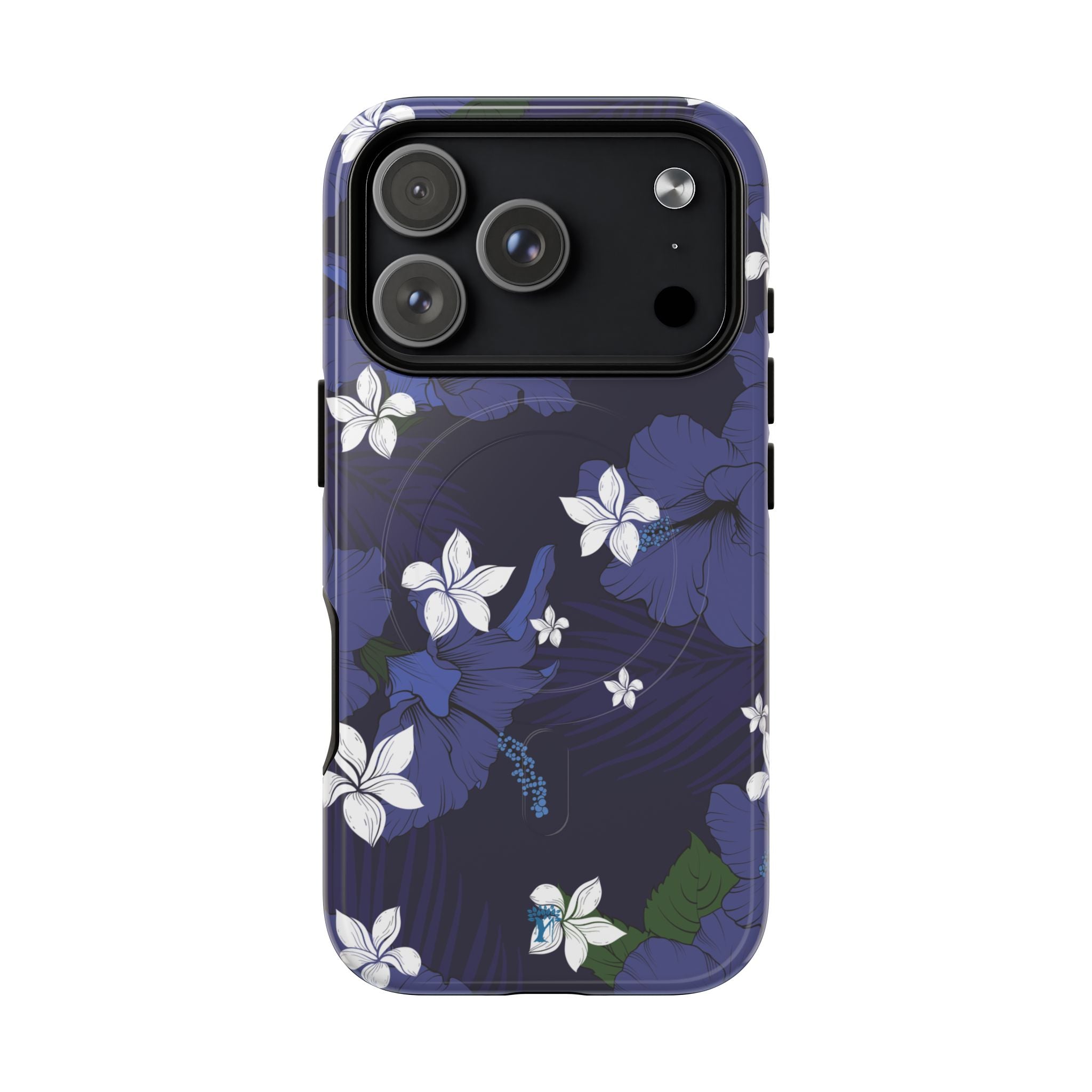 Vintage Blue Magnetic Tough Case for iPhone iPhone 18 Pro Glossy The Local Banyan