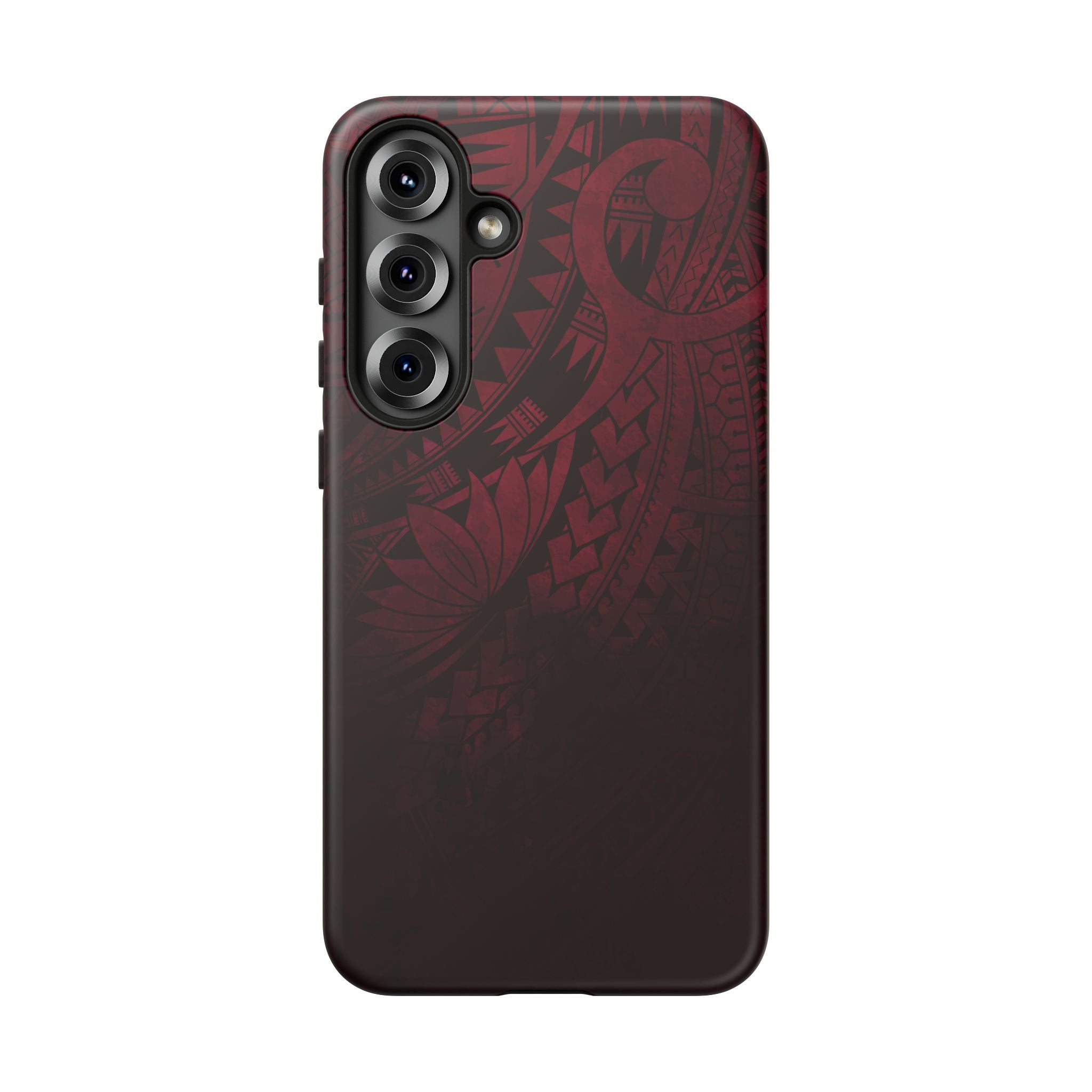 Eternal Ember Tough Samsung Galaxy Case Side View - Dual Layer Drop Protection Hawaiian Phone Case - The Local Banyan