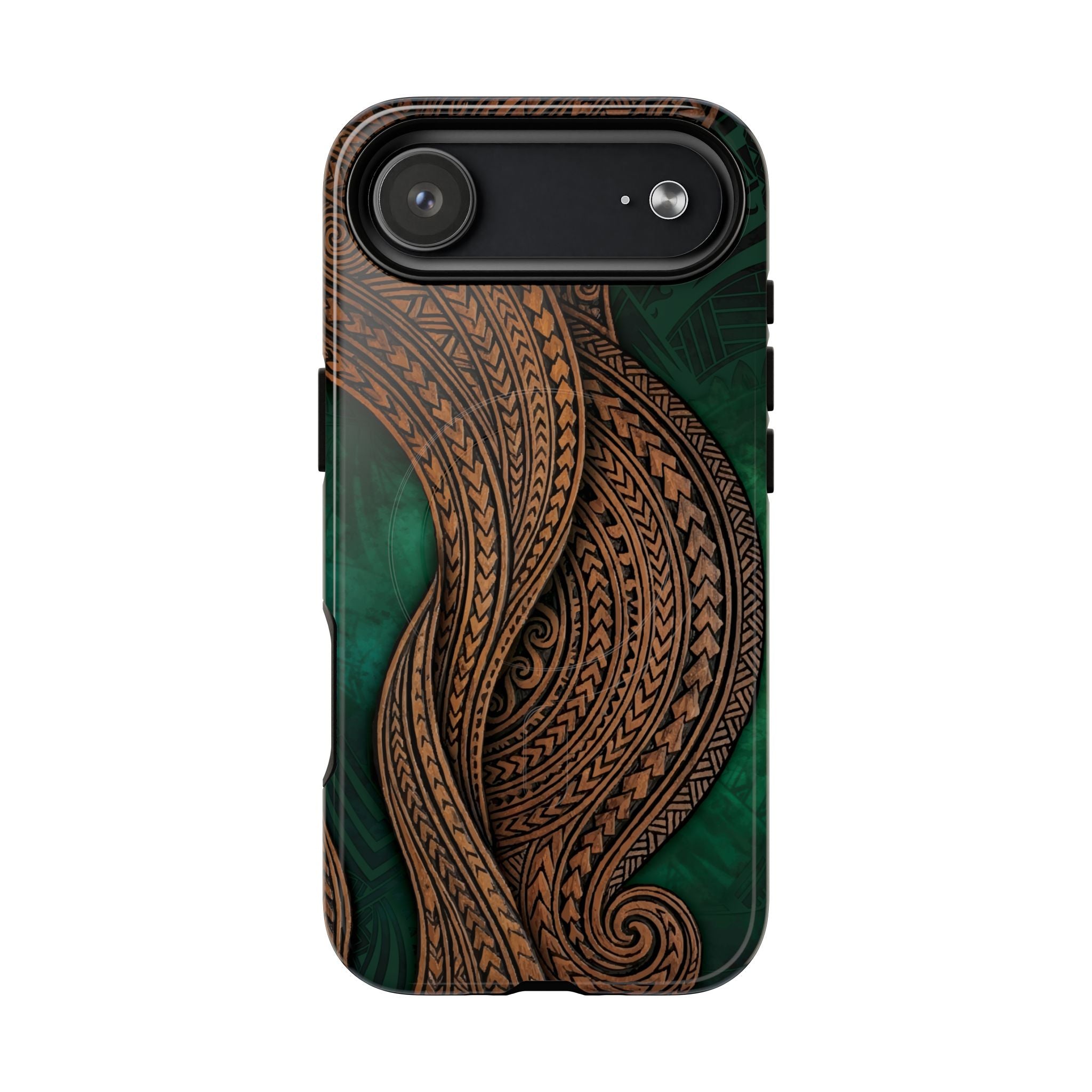Island Kalai MagSafe iPhone Case Side View - Dual Layer Drop Protection Hawaiian Phone Case - The Local Banyan