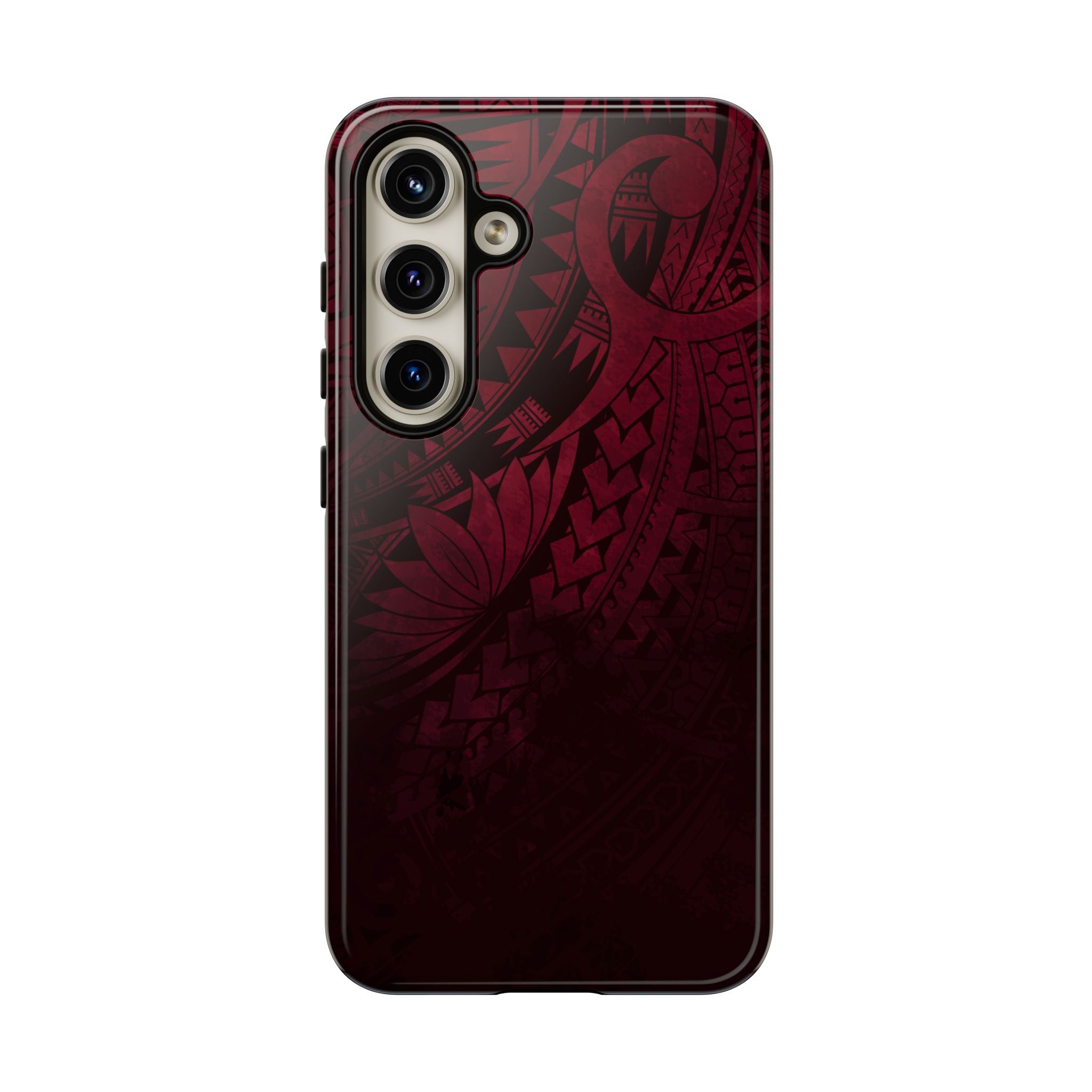 Eternal Ember Tough Samsung Galaxy Case Side View - Dual Layer Drop Protection Hawaiian Phone Case - The Local Banyan