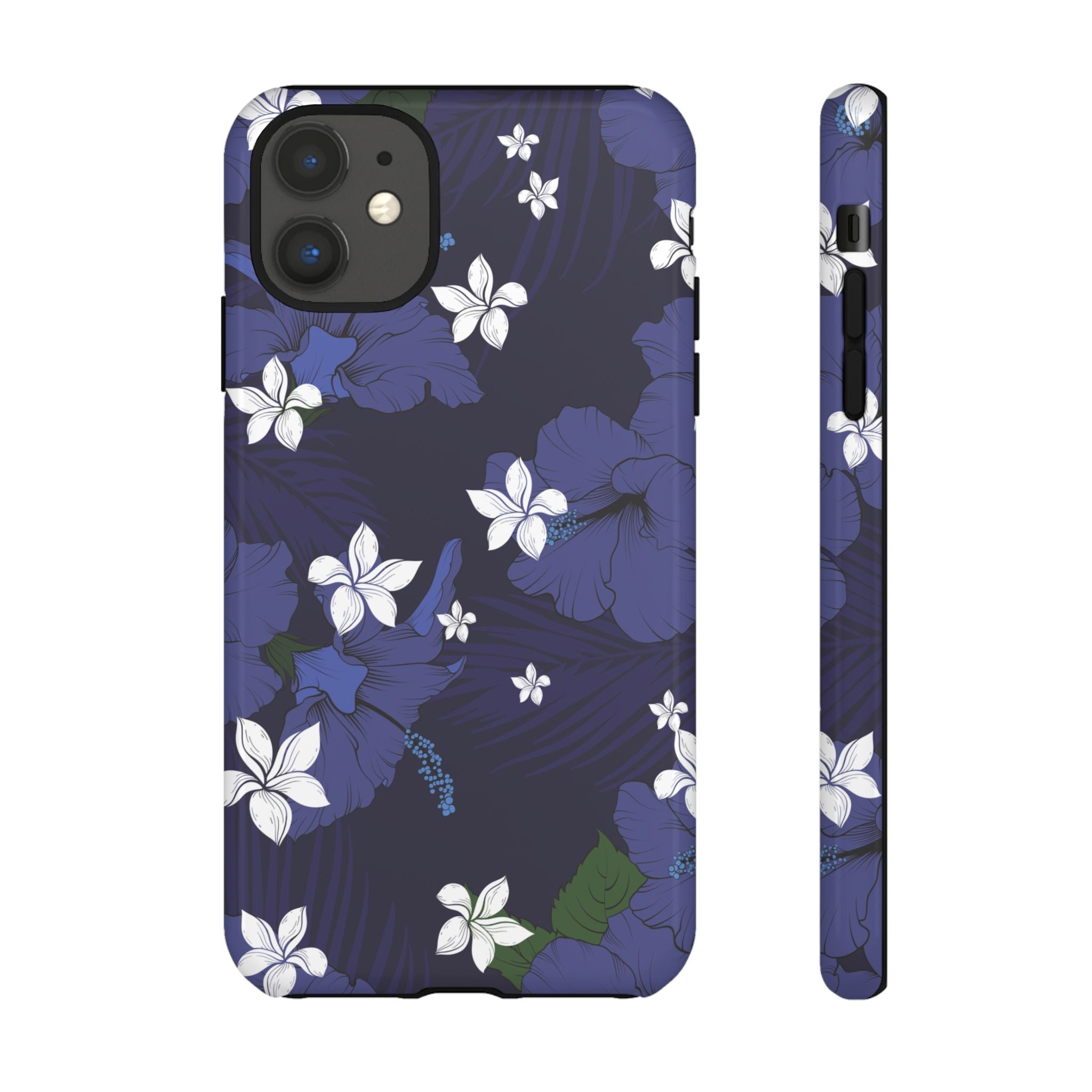 Vintage Blue Tough Case for iPhone Phone Case The Local Banyan iPhone 11 Glossy
