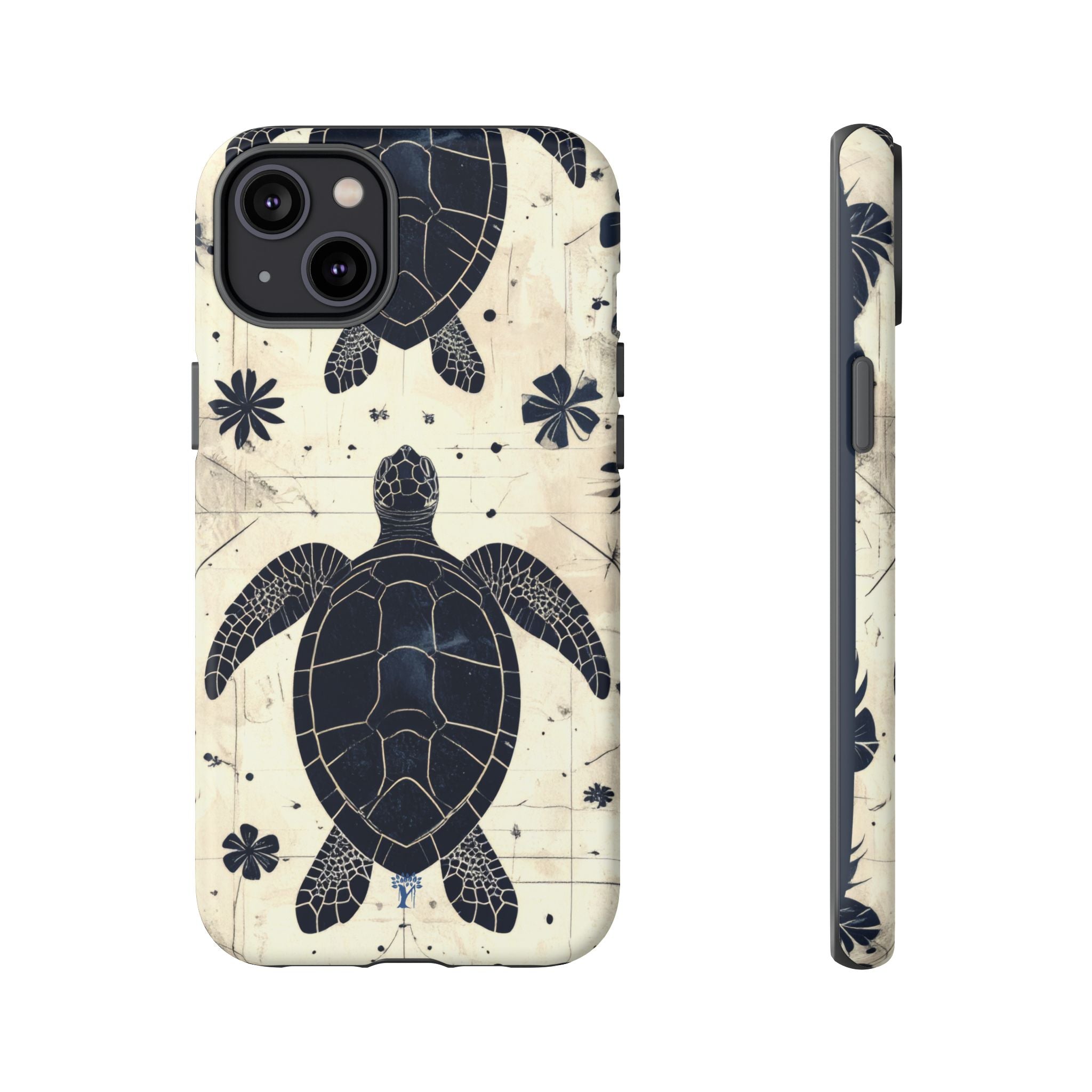 Tapa Keʻa Honu Tough Case for iPhone iPhone 14 Plus Matte The Local Banyan