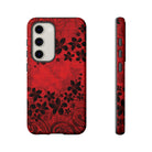 Keahi Pua Tough Samsung Galaxy Case Side View - Dual Layer Drop Protection Hawaiian Phone Case - The Local Banyan