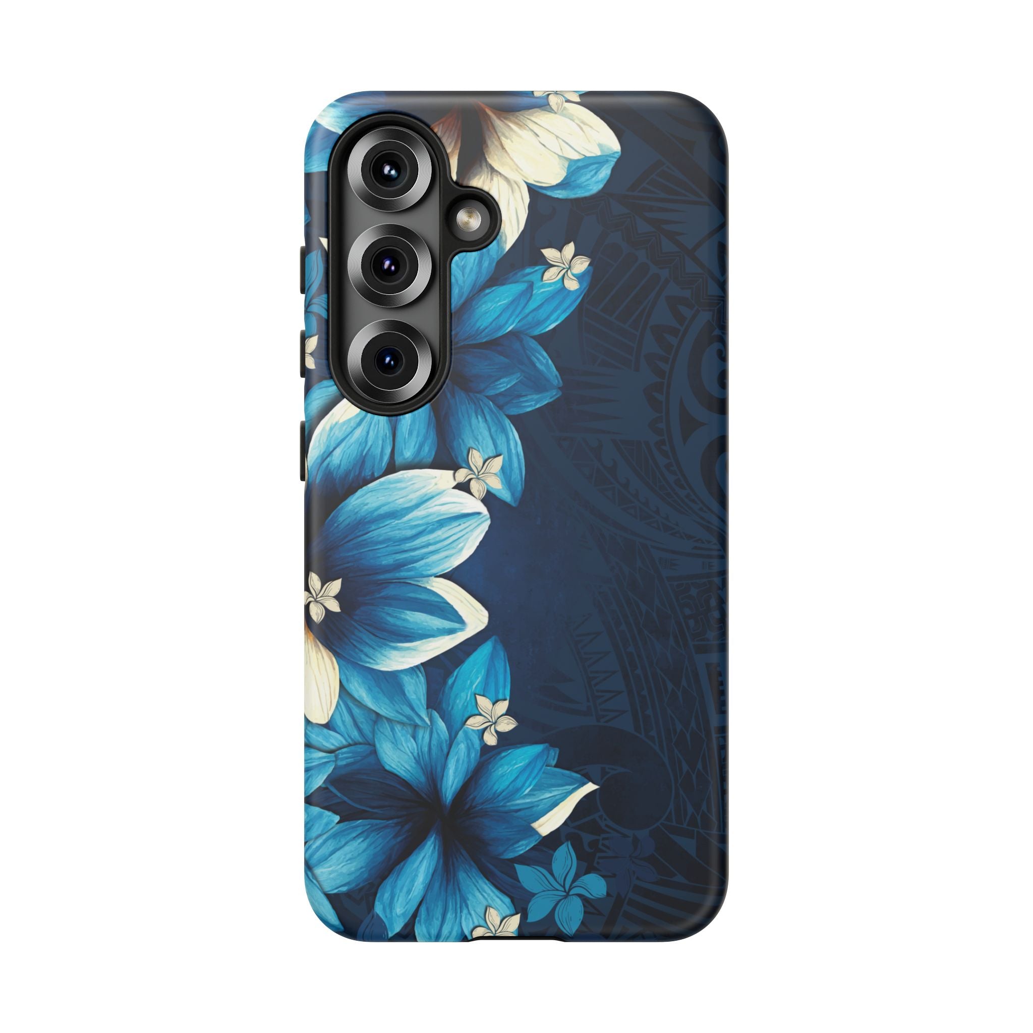 Leilani Nights Tough Samsung Galaxy Case Side View - Dual Layer Drop Protection Hawaiian Phone Case - The Local Banyan